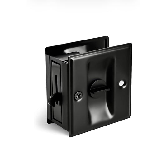 Privacy Sliding Door Lock with Pull - Replace Old Or Damaged Pocket Locks