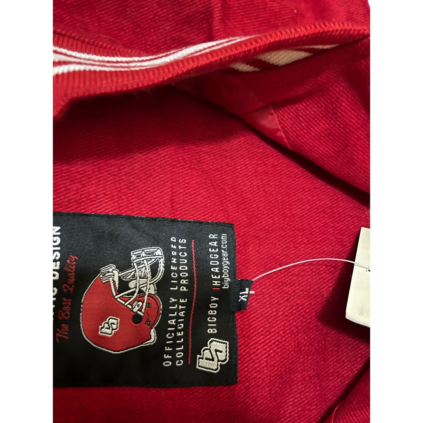 Big Boy HeadGear Red & White Hornets Jacket