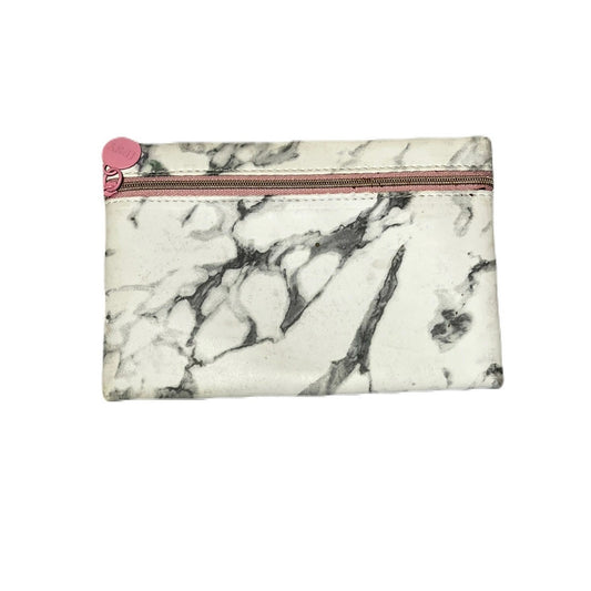 Ipsy White & Gray Make-up Bag