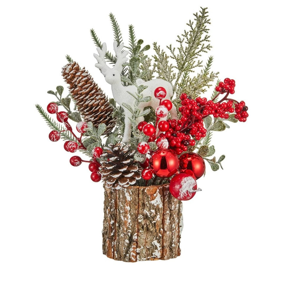 Xmas Decor Small Christmas Tree with Lights - Artificial Tabletop Lighted