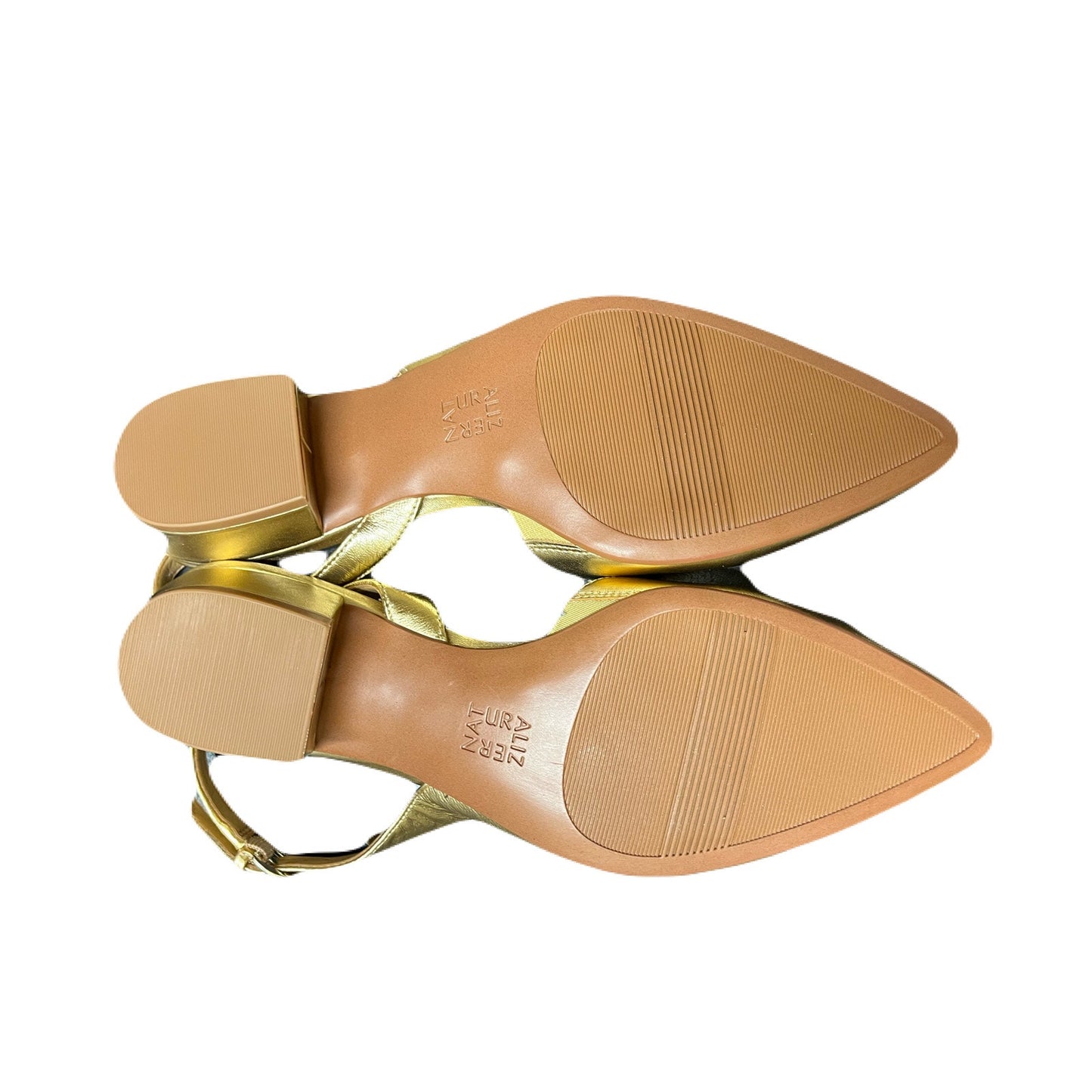 Naturalizer Banks Pointed Toe Flat Women’s Flats Size Drak Gold Size 9.5