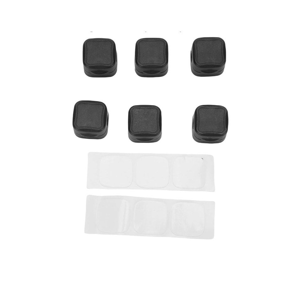 6 Pack Magnetic Cable Clips, Cord Holder Adhesive Cable Management Black