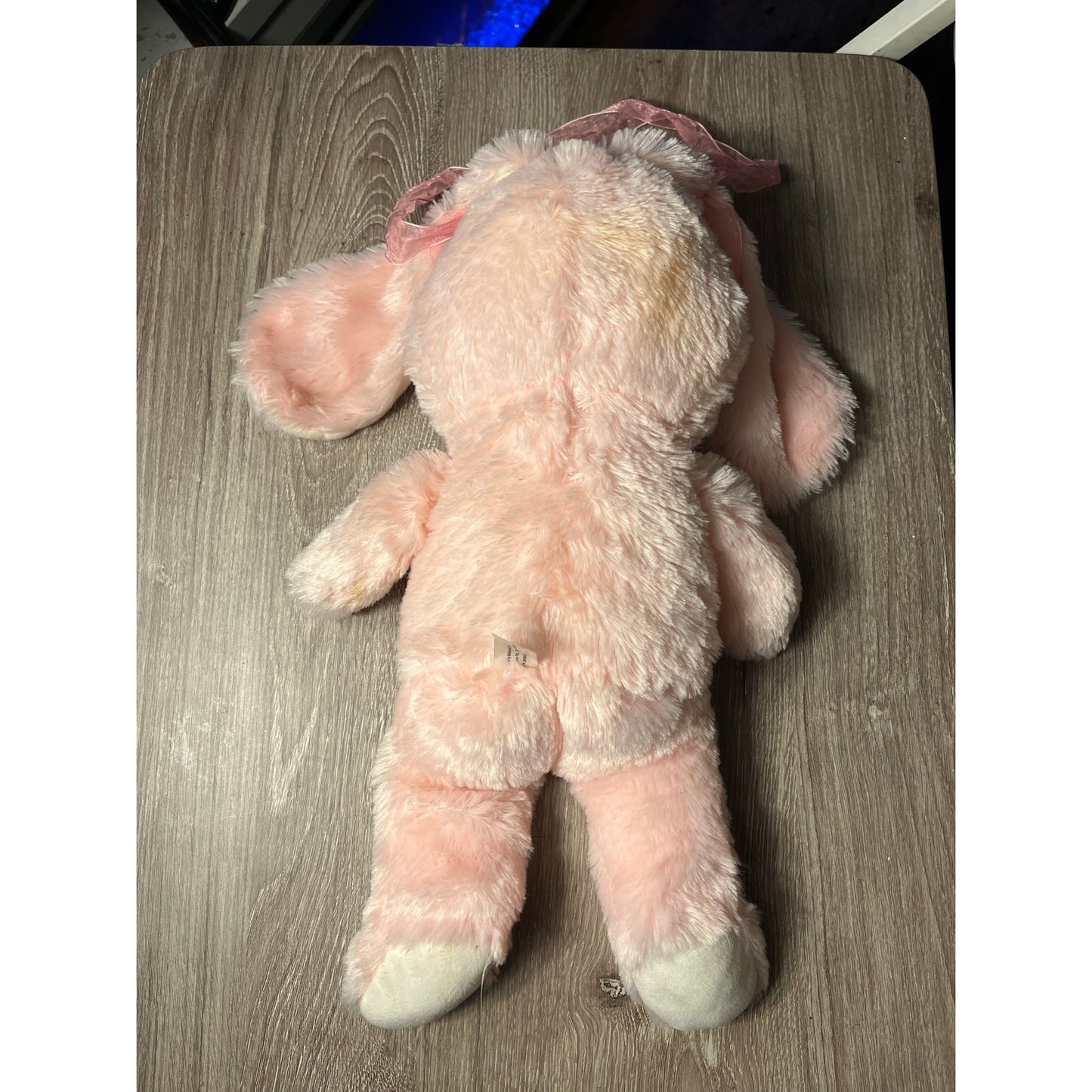 18” Pink & White Bunny Rabbit Stuffed Animal