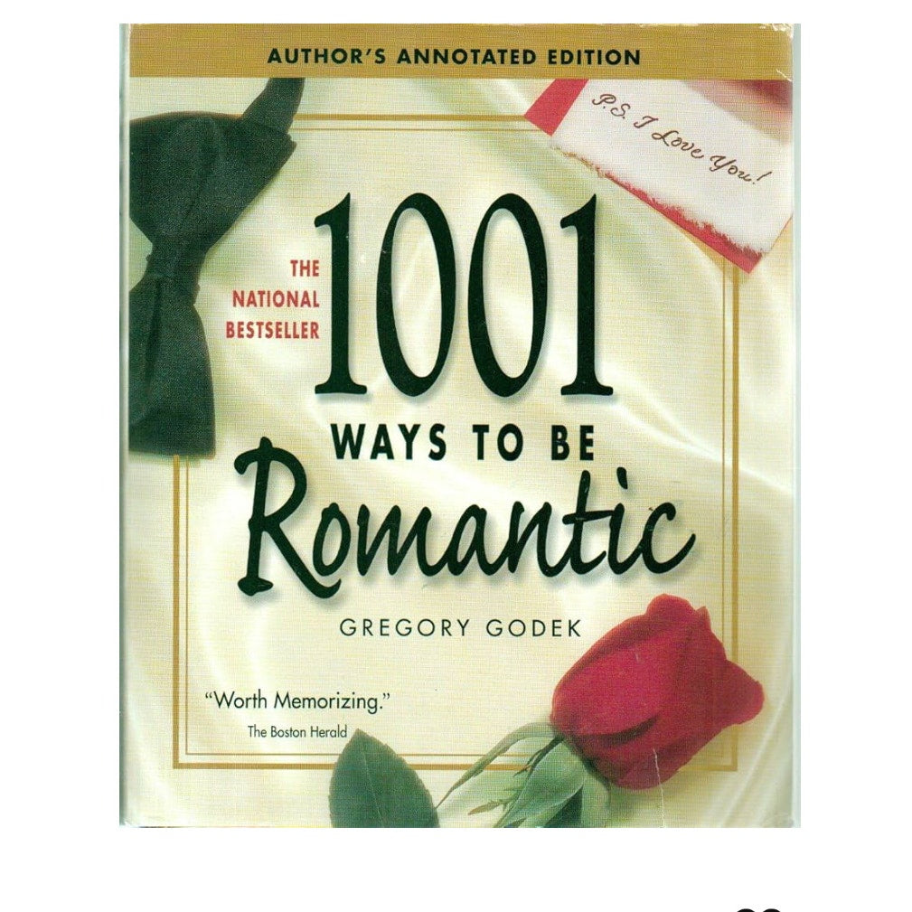 1001 Ways to be Romantic By Gregory Godek Hardcover Book