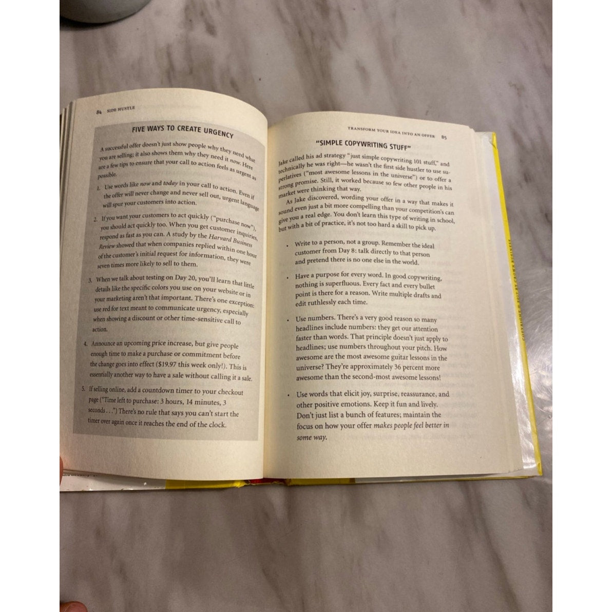 Side hustle Hard Cover Book
