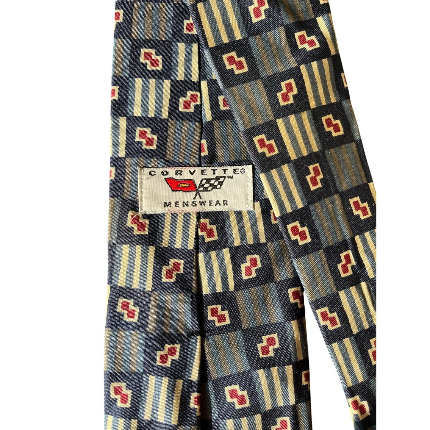 Corvette Men’s Tie Blue & Red