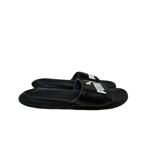 Black Pumu Slides Size 8
