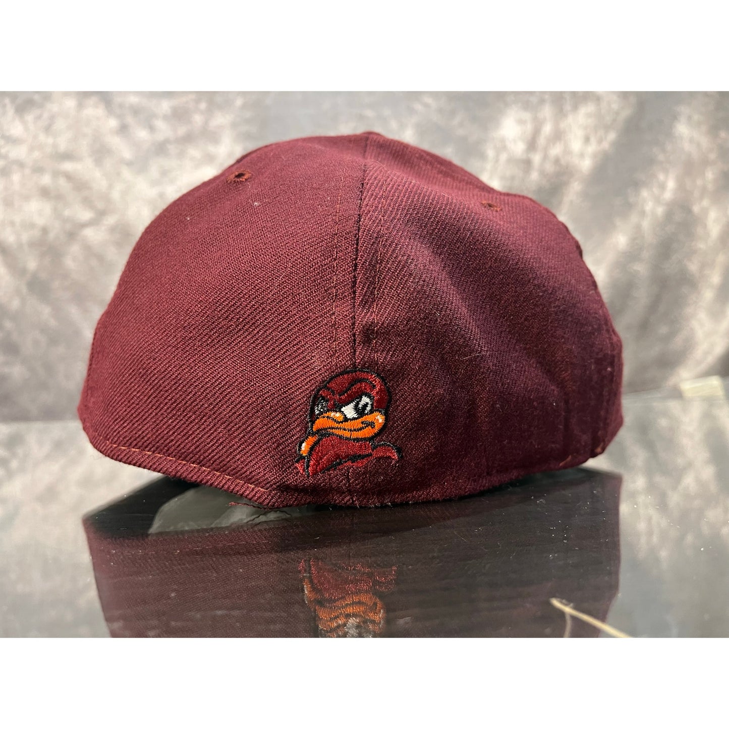 Autograph Men's New Era Maroon Virginia Tech Hokies Hat Sign By Sandman