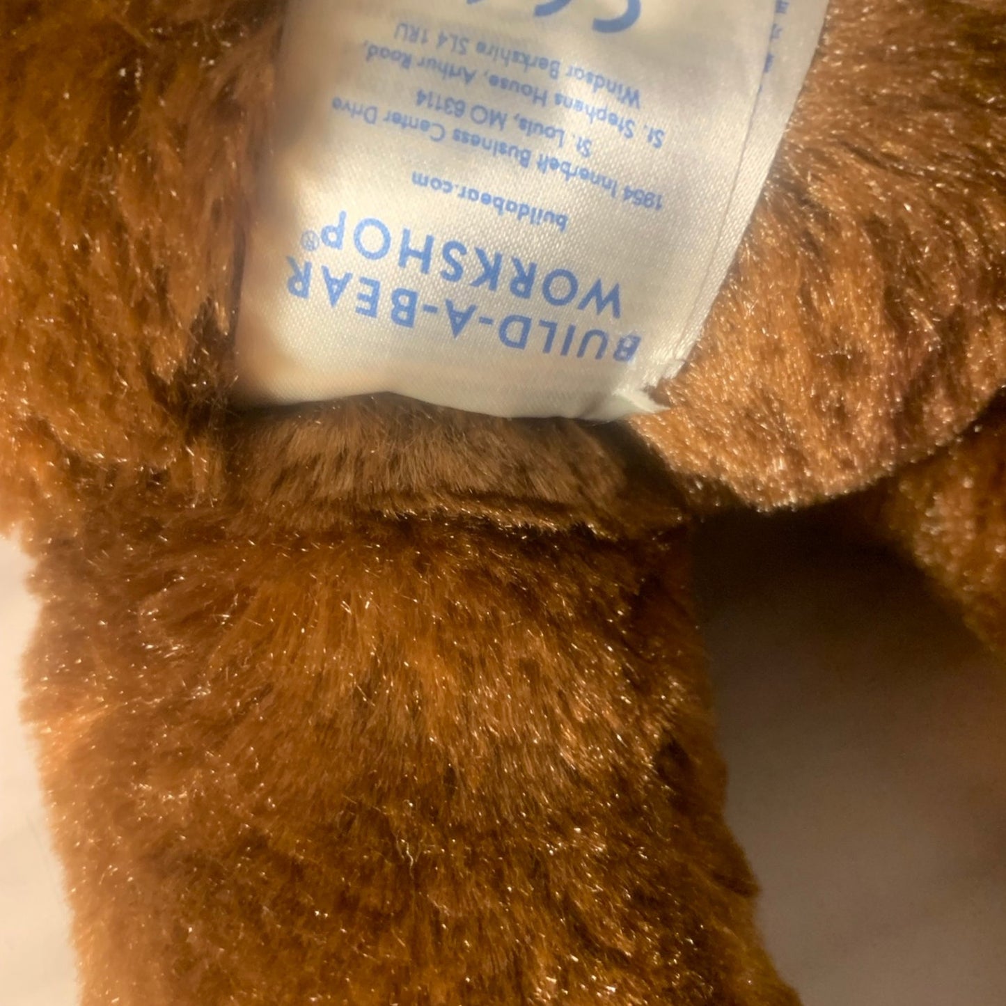 Build A Bear B.A.B Workshop Plush Brown & Tan Monkey 18" Stuffed Animal Toy GUC