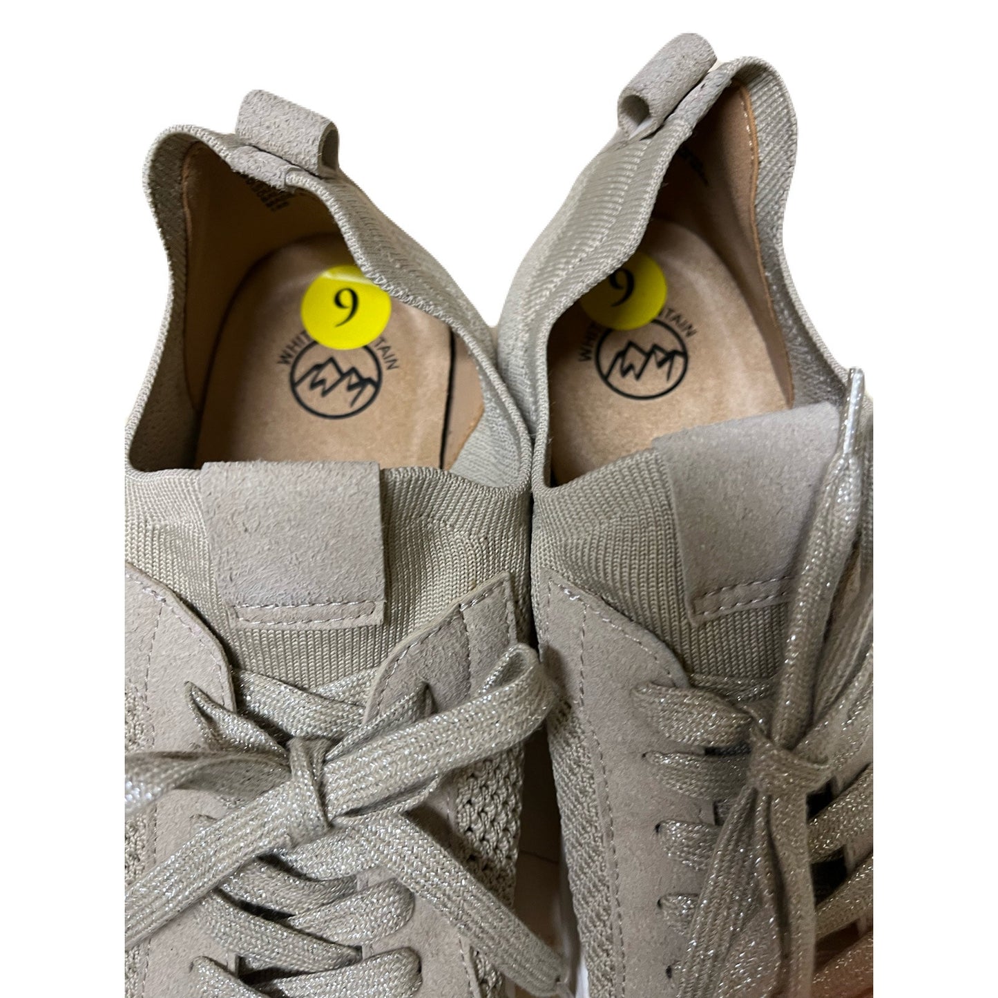 White Mountain Women’s Sneakers Size 9  Beige Color