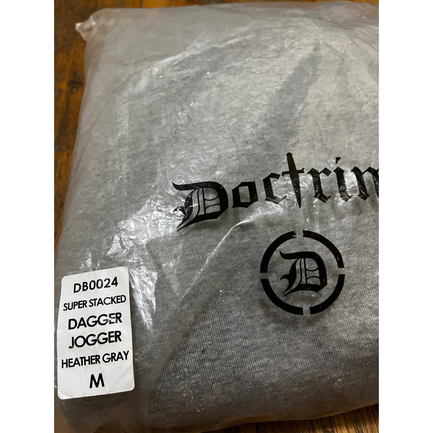 Doctrine Gray Men’s Superstack Sweatpants Size Medium