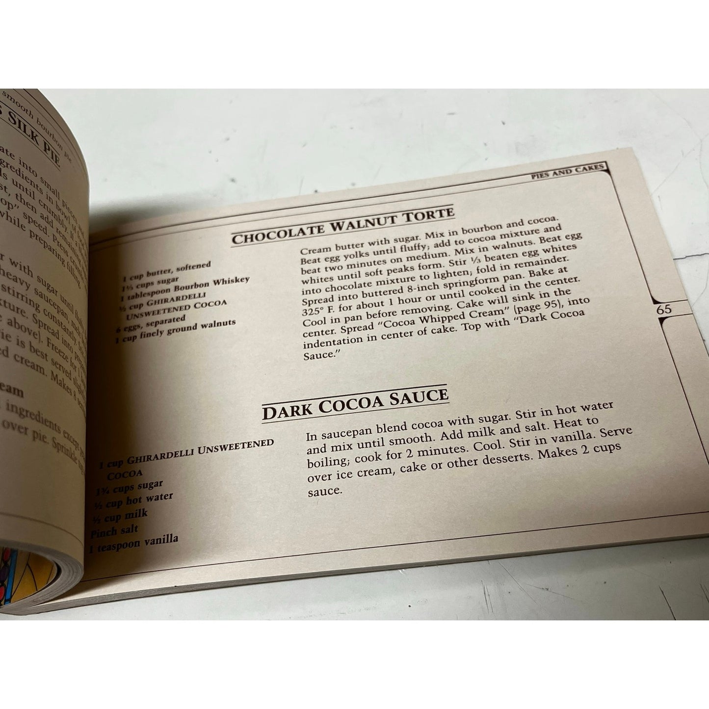 Ghirardelli Original Chocolate Cookbook, THIRD EDITION by Phyllis Larsen