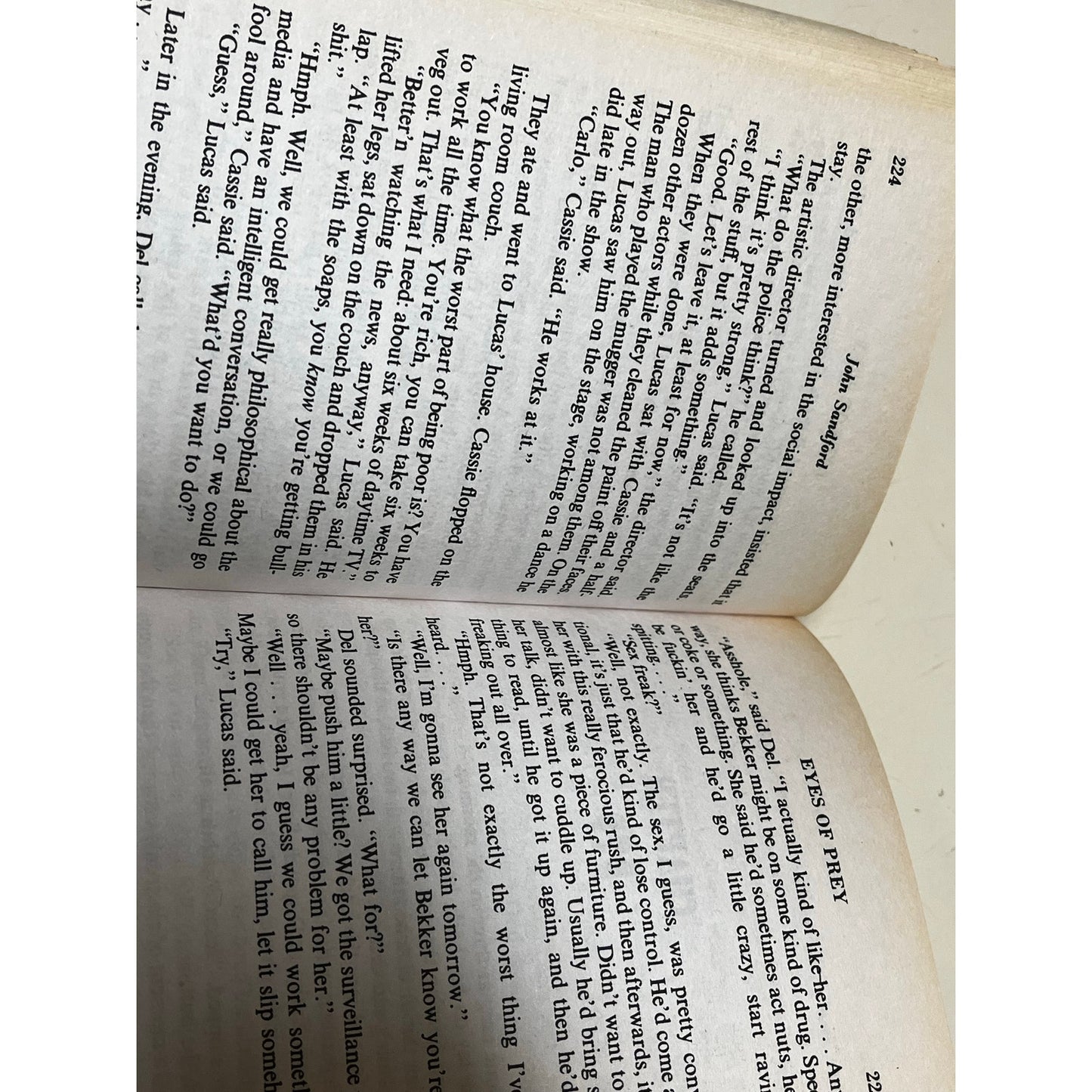 Eyes Of Prey By John Sandford PaperBook
