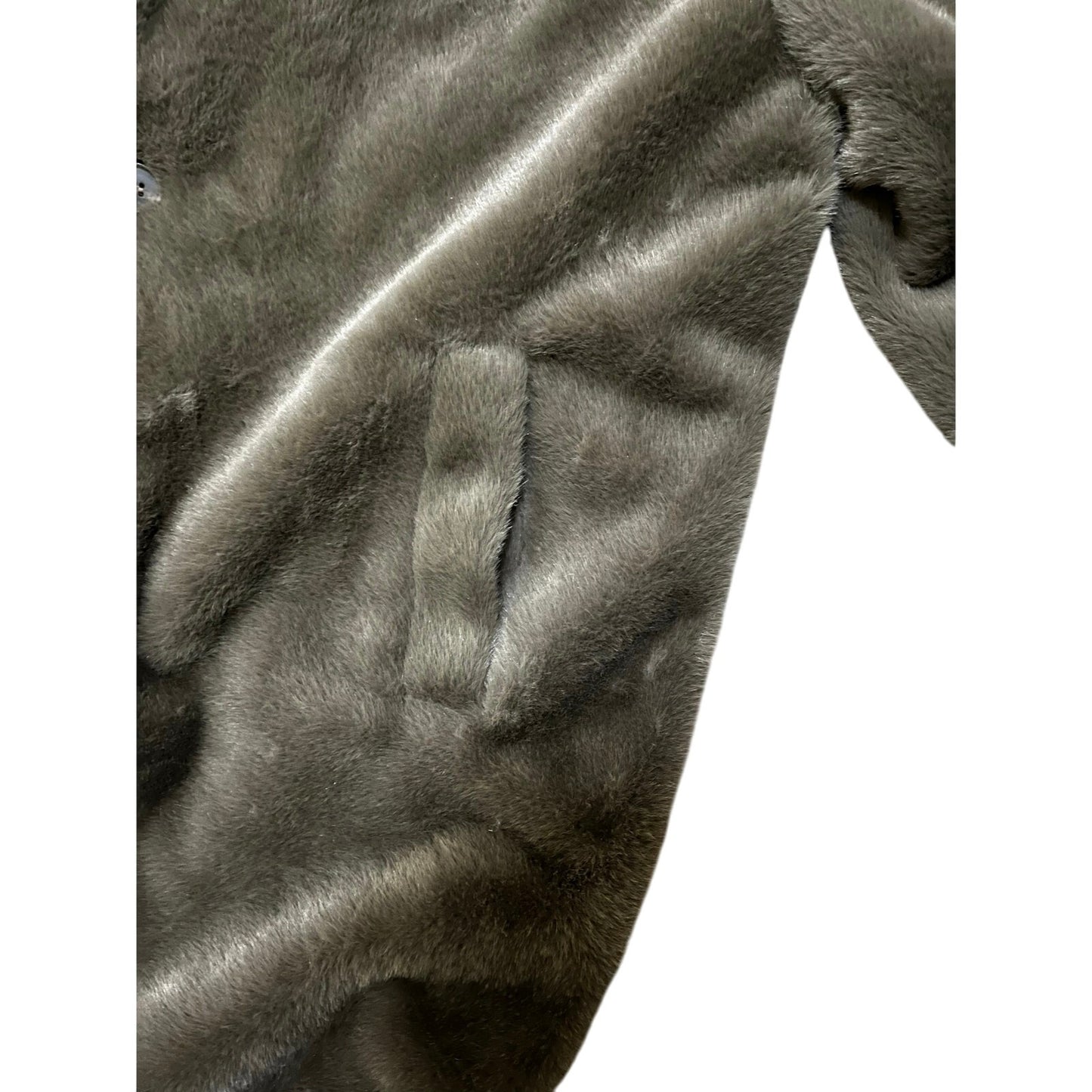 Forever 21 Men’s Fur Brown Coat Size XL