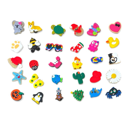 Crocs Shoe Charms Lot of 30 Jibbitz Charms Several Kinds and Variety