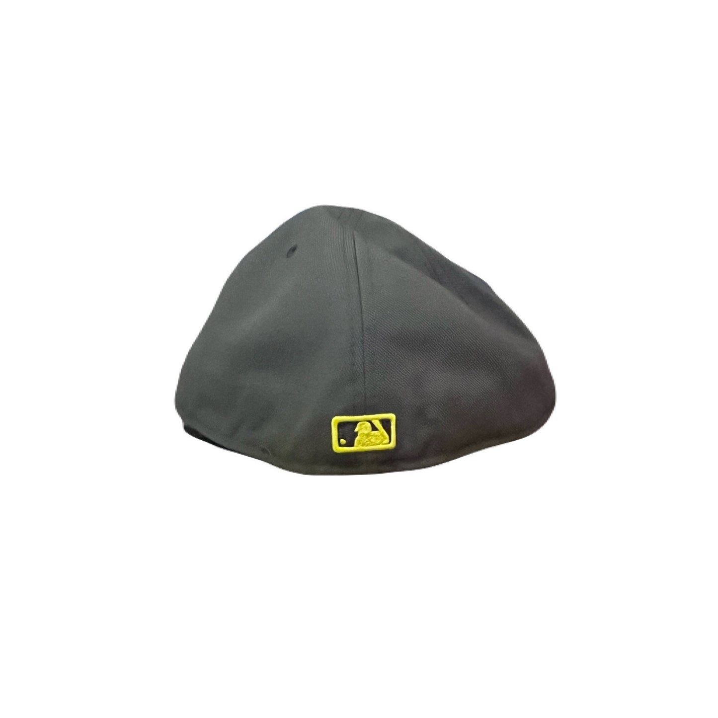 New Era Gray & Lime Green Yankee Hat Size 7 5/8