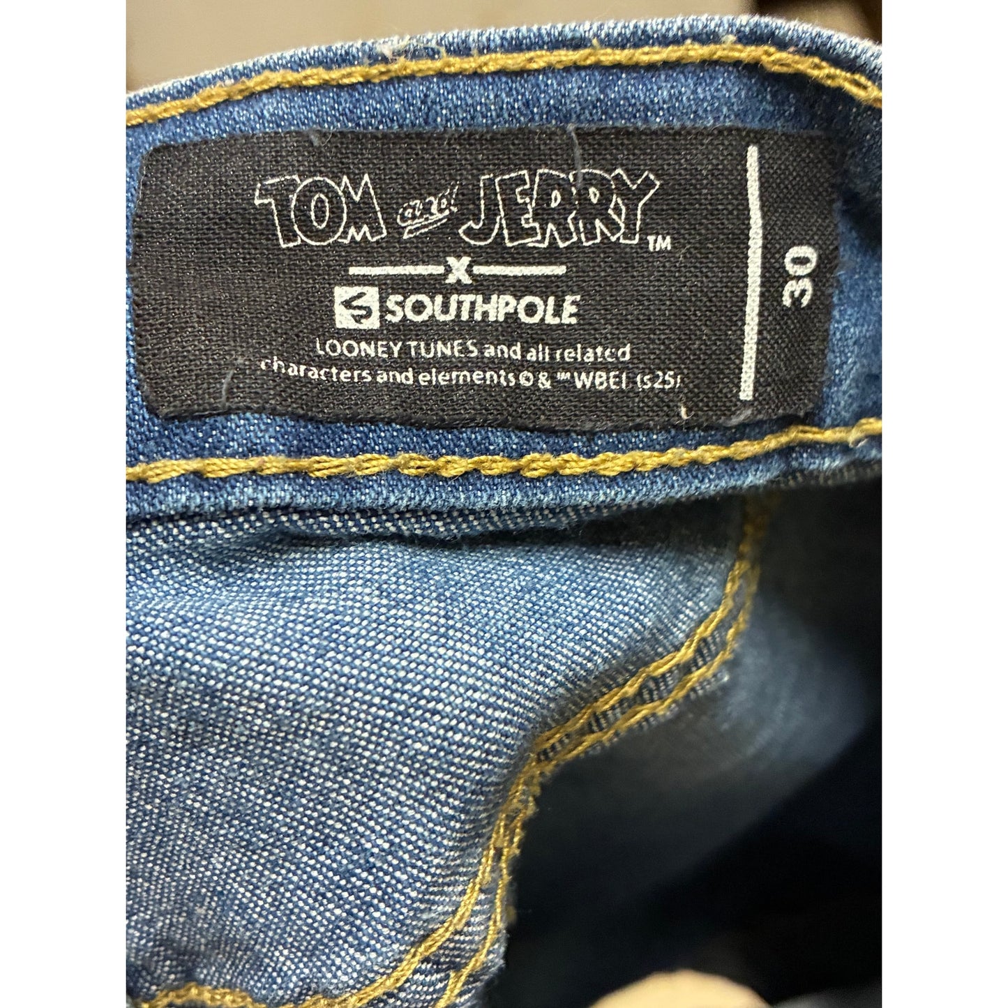 Southpole Tom And Jerry Blue Men’s Shorts Size 30