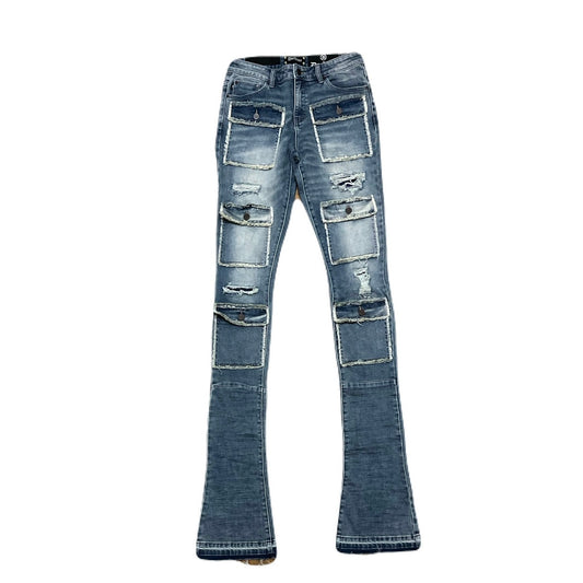 Doctrine Denim Blue Men’s Superstack Men’s Jean’s Size 32