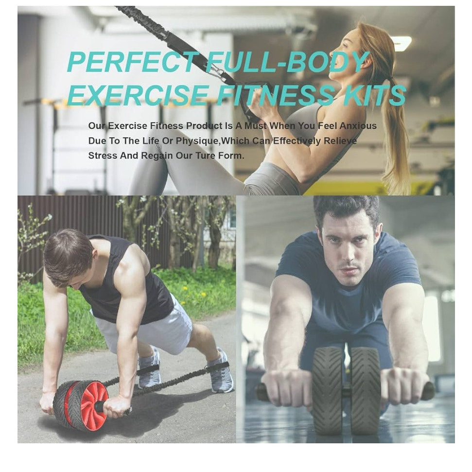 Ab Wheel Roller home workout, ab roller wheels for Abdominal & Core Strength