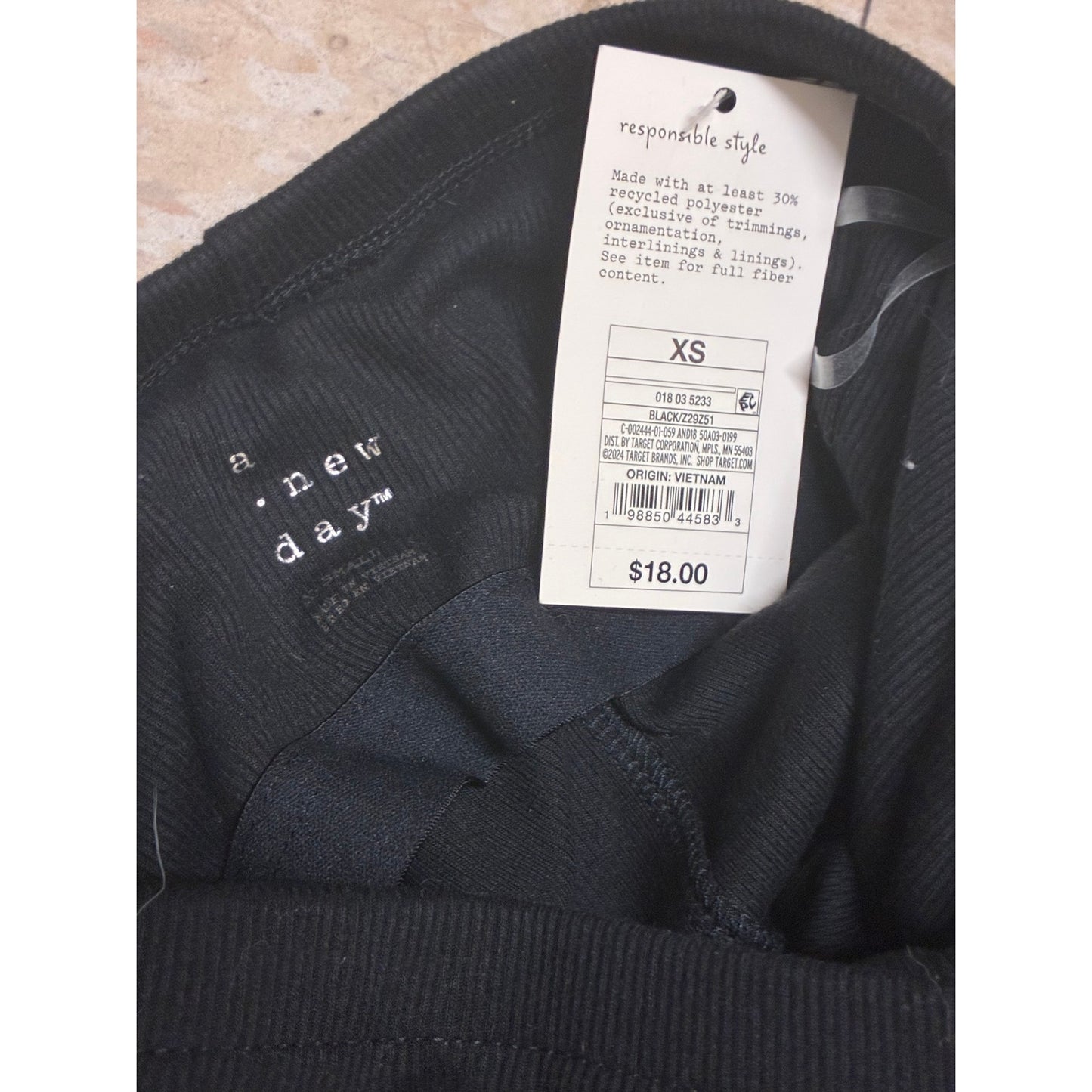 A New Day Women's Knit Tube Dress Black Size XS (Built In Self Bra)