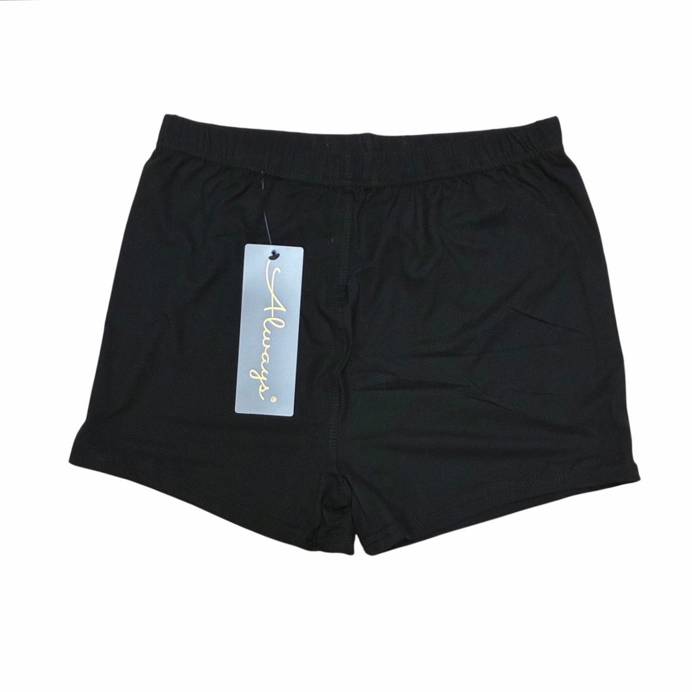 Always Black Women's Casual Summer Short Size Medium