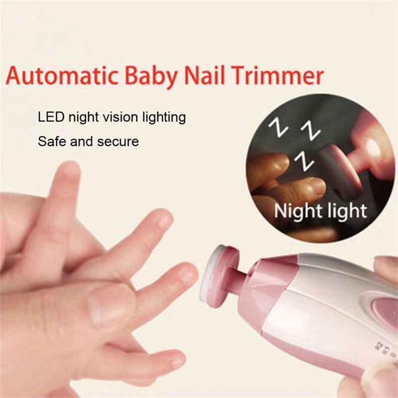 BKBP Electric Baby Nail Polisher Electric Sharpener Newborn Children's Clippers Manicure Tools