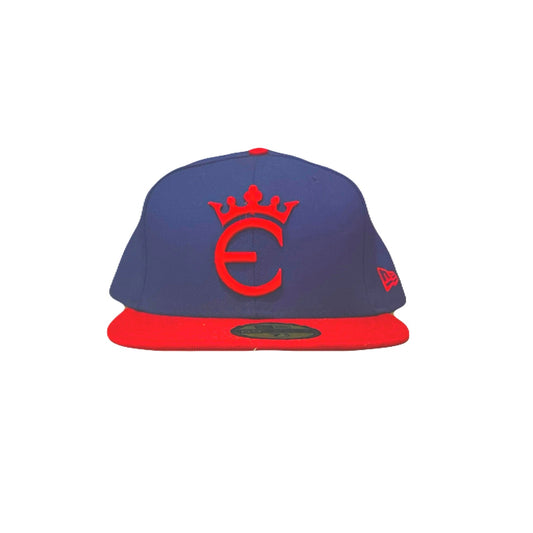 New Era Empire Entertainment Royal & Red Hat Size 7 5/8