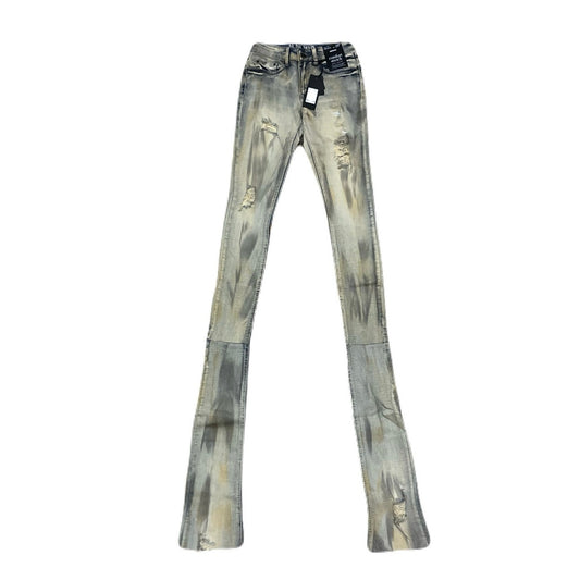 Si Tu Veux Brandon Jean’s Matte Gold Size 30 New
