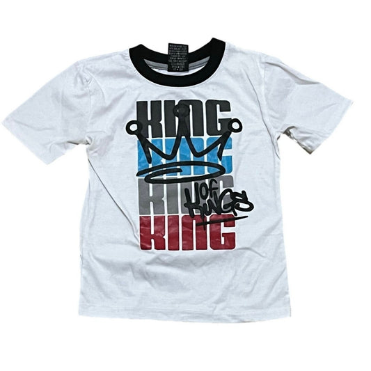 Kings Of Kings Kids White T-Shirt Size 4