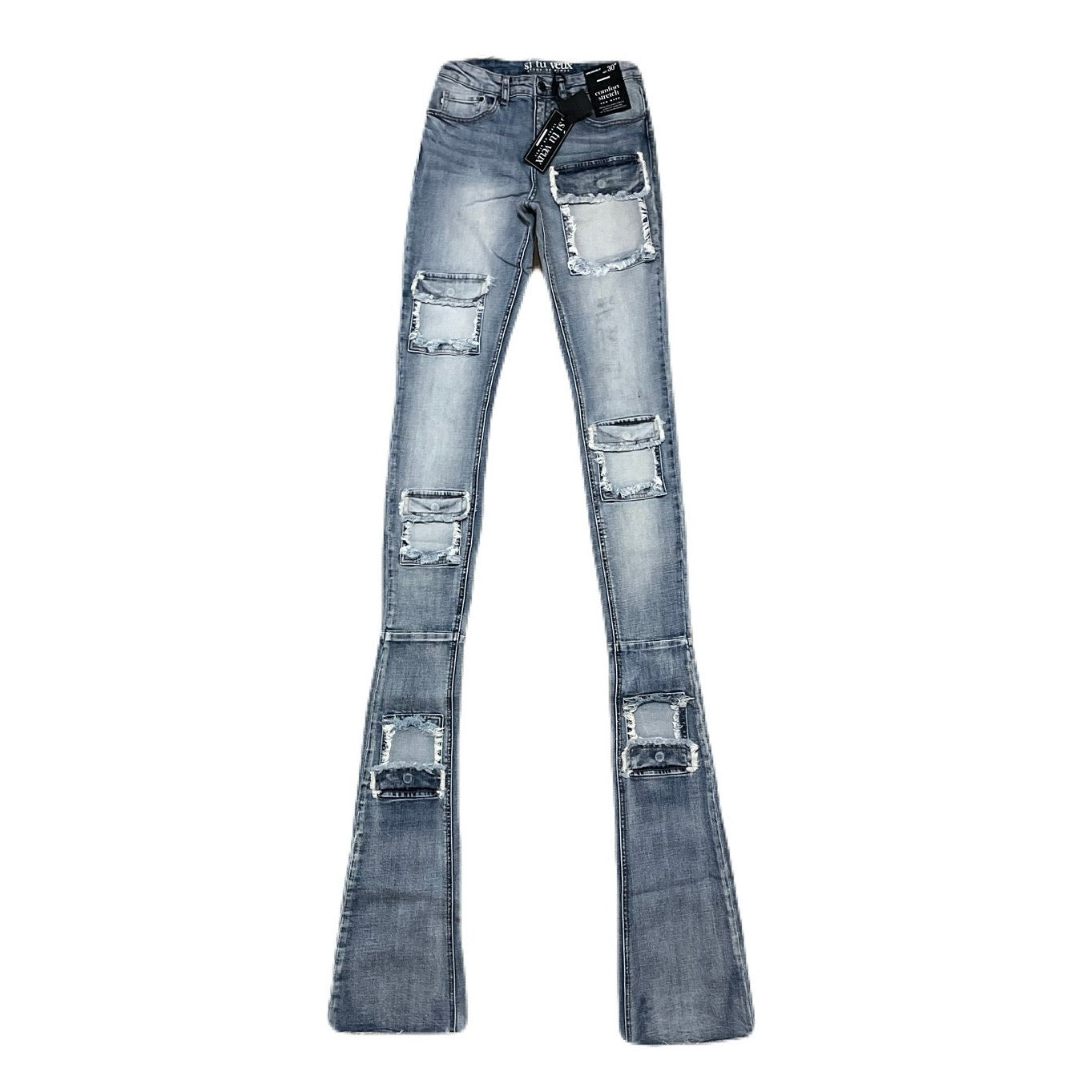 Si Tu Veux Brutini’23 Jeans Indigo Wash Mens Superstack Size 38