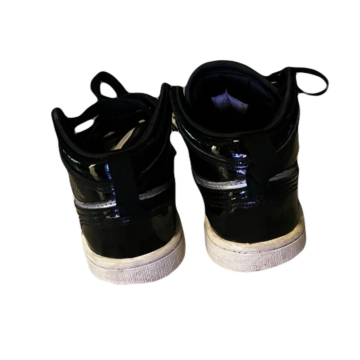 KIDS JORDAN 1 MID SE TD (BLACK/METALLIC GOLD/METALLIC SILVER) SIZE 10C