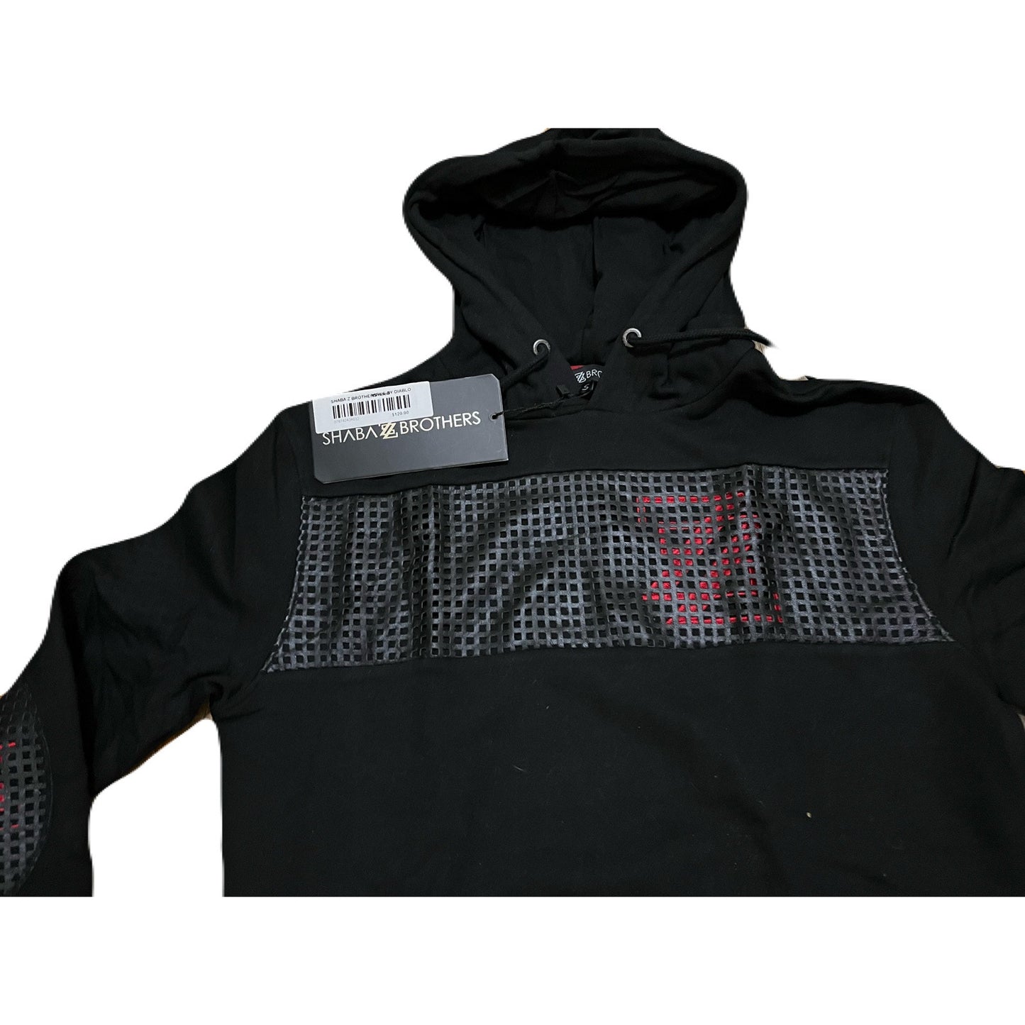 Shabazz Brothers Men’s Black & Red Hoodie Brand New Size Small