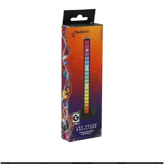 LED SOUND EQUALIZER Bar 7 Present Light Modes , USB Powered, Multi Colored Light