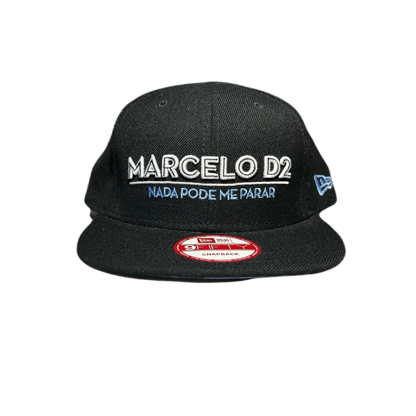 New Era Marcelo D2 Black & Baby Blue SnapBack Hat New