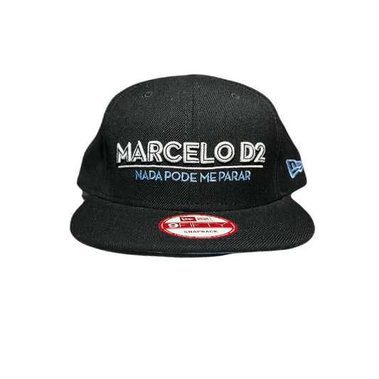 New Era Marcelo D2 Black & Baby Blue SnapBack Hat New