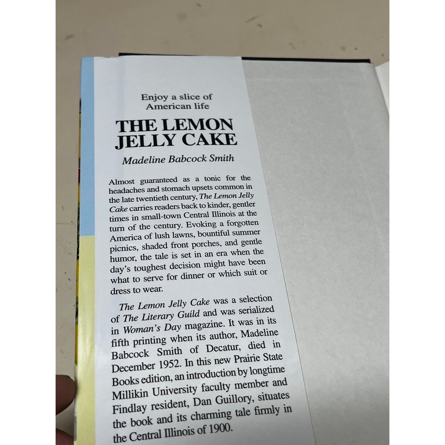The Lemon Jelly Cake Madeline Babcock Smith Hardcover Book