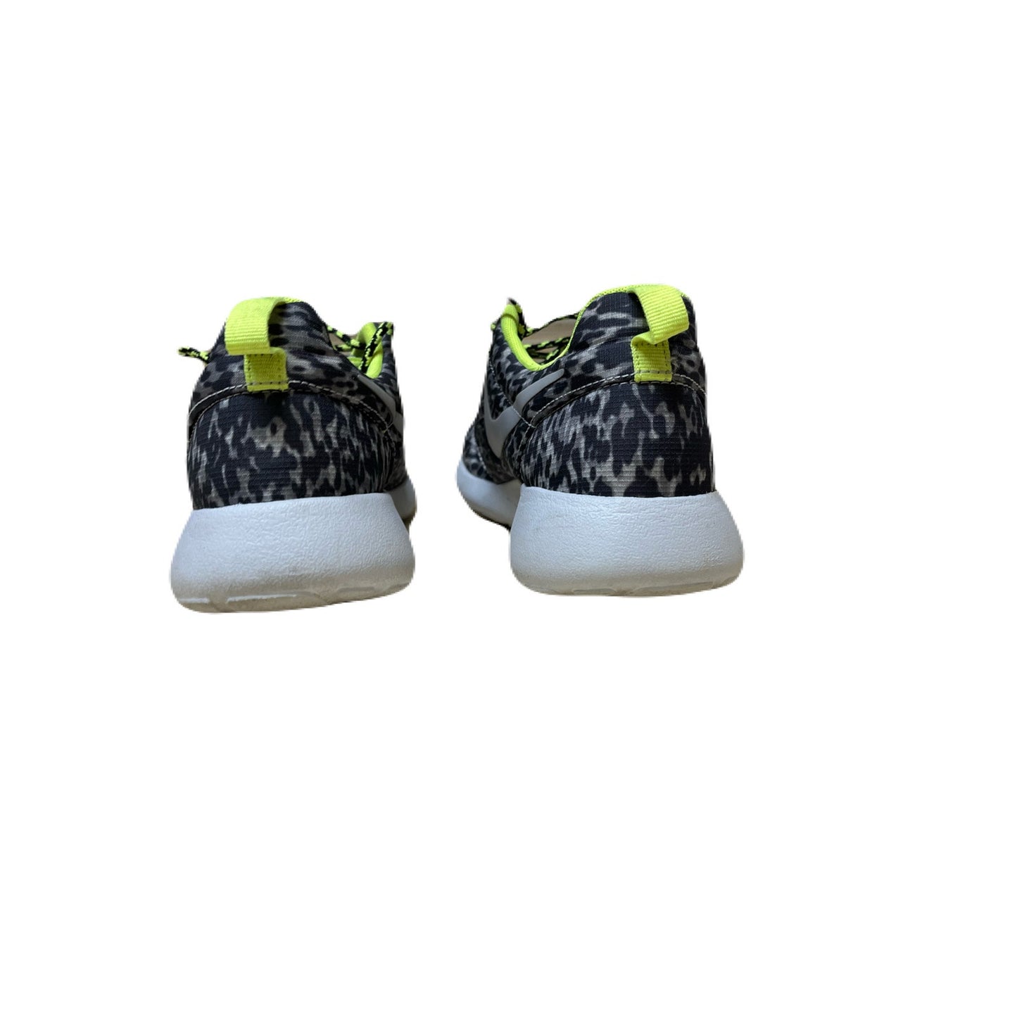 2014 Nike Women’s Rosherun Print Shoes, Sneakers Cool Grey, Wolf, Volt Size 8.5