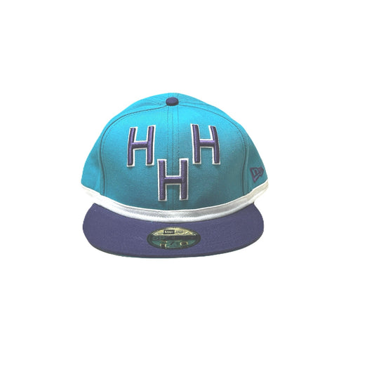 HHH Green & Purple New Era Hat Size 7 7/8