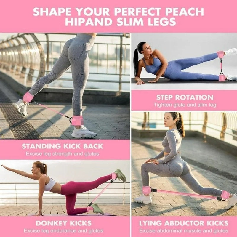 HPYGN Ankle Resistance Bands, Ankle Bands for Working Out with Cuffs