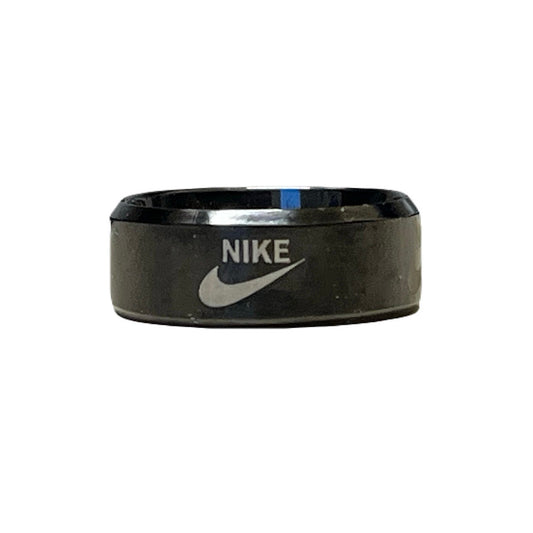 All Black Nike Stainless Steel Men’s Ring Size 19