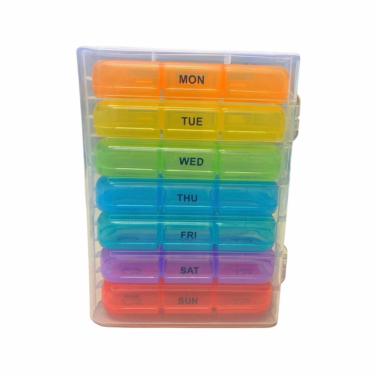 Pillbox seven day organizer