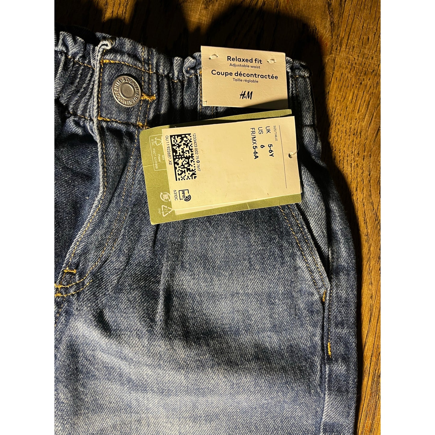 H & M Denim kid’s Jean’s Size 6