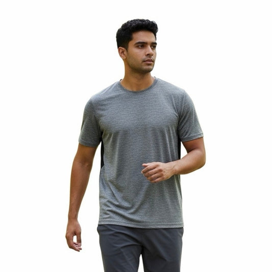 Russell Men’s Gray T-Shirt With A Little Black Under The Arm Size Large New