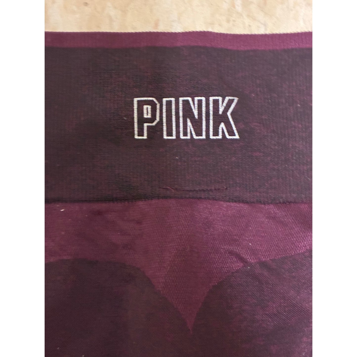Pink Burgundy Women’s Leggings Size Small
