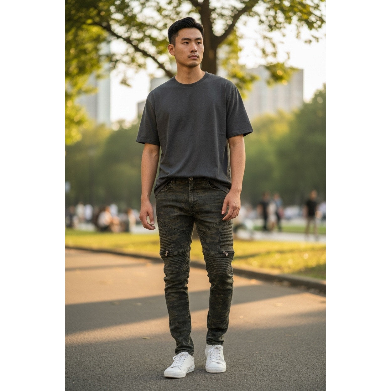 Waimea Men’s Skinny Fit Army Green Jean’s Size 36X32