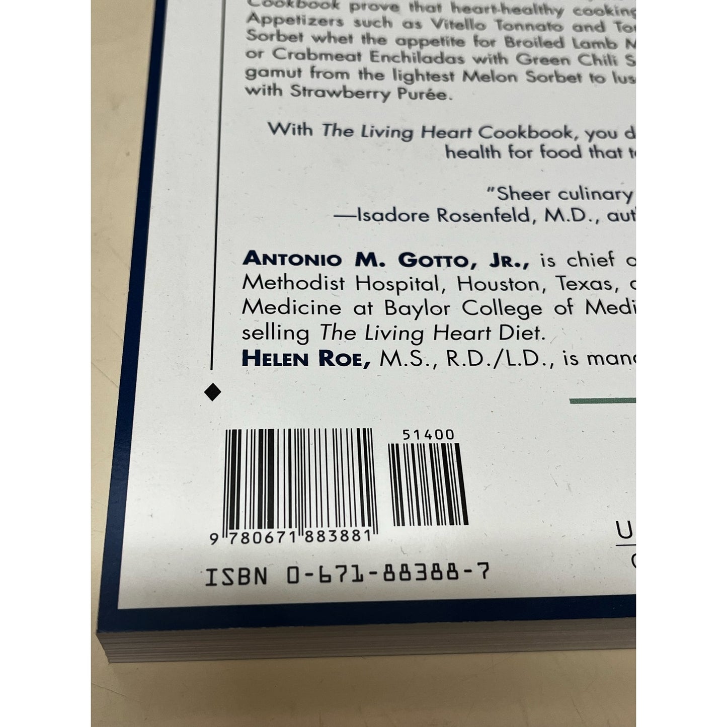 The Living Heart Cookbook Softcover Book