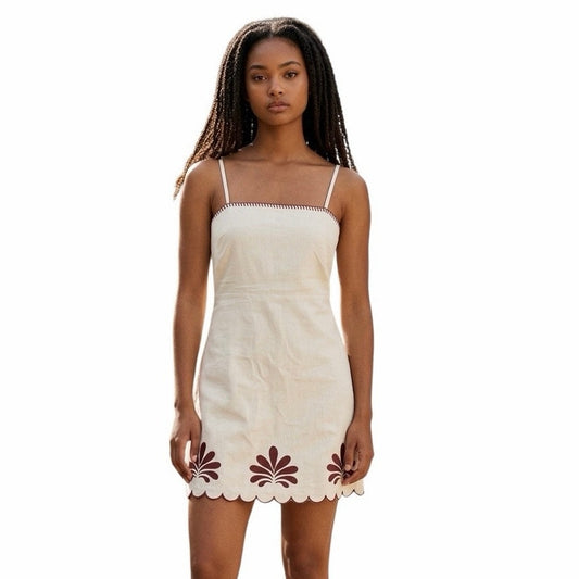 Blue Blush Women’s Renee Dress Size Small Cream