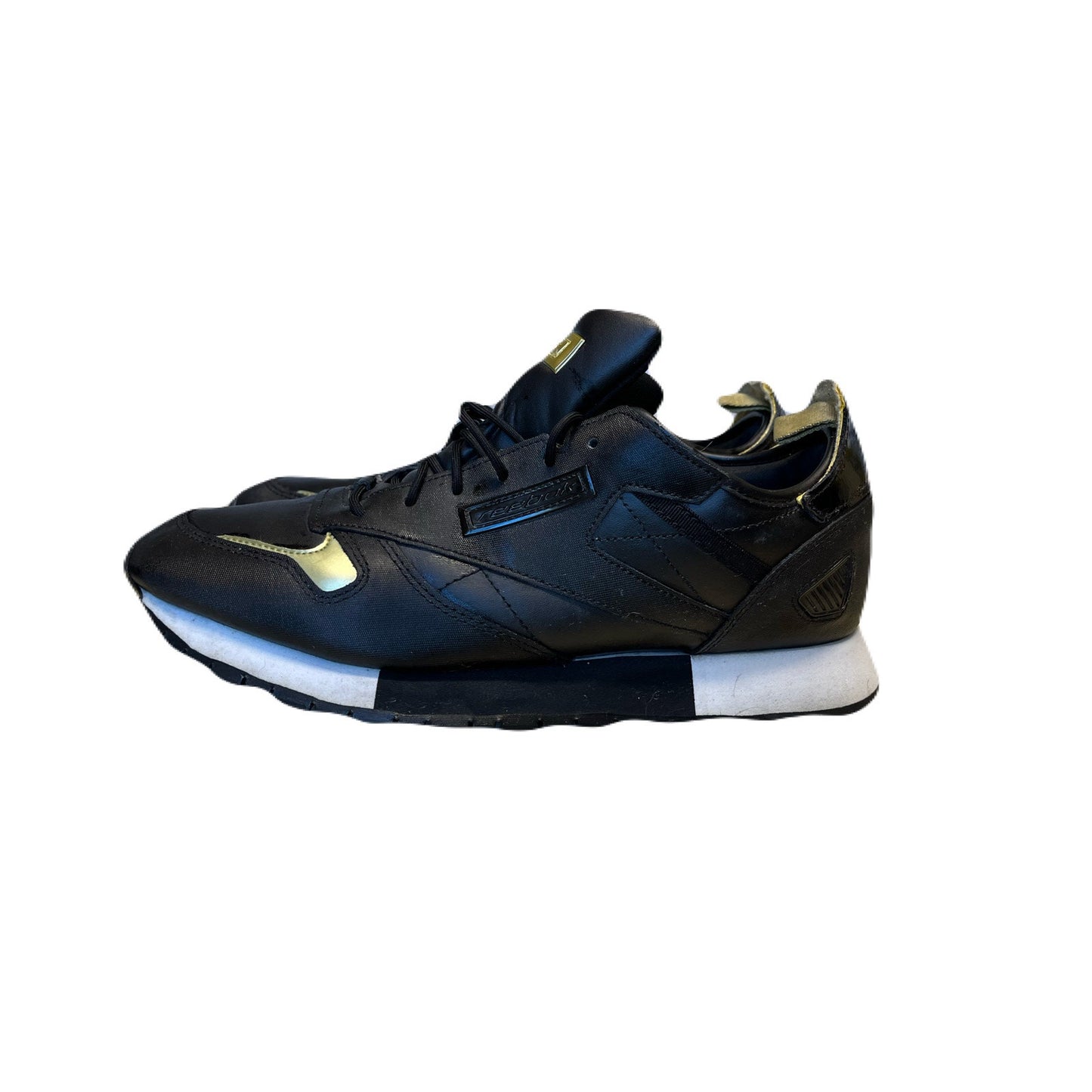 Black Reebox Classic Leather Redux Trainers Size 9.5 FV3203