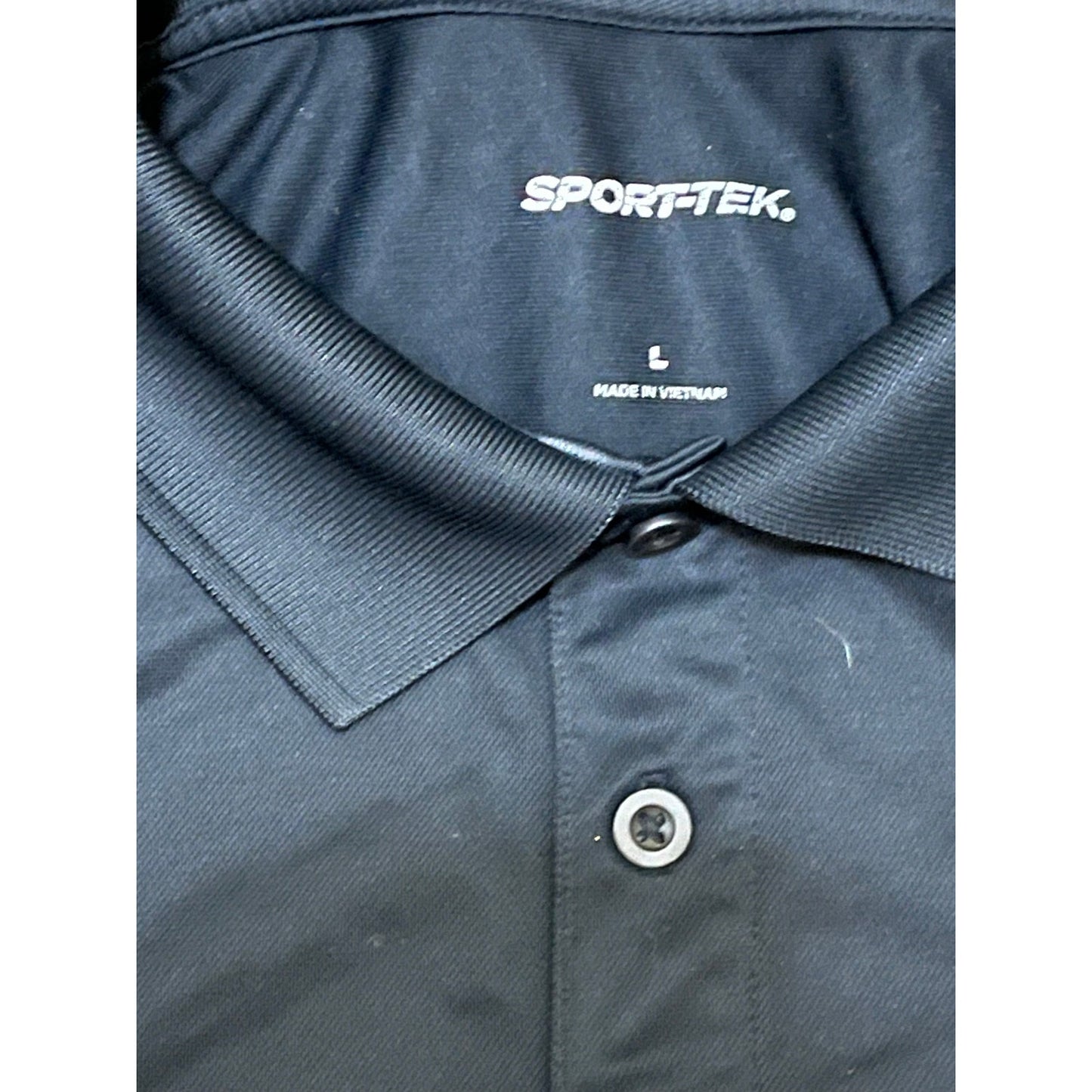 Sport-Tek C4 Men’s Coller Black Shirt Size Large In Great Condition