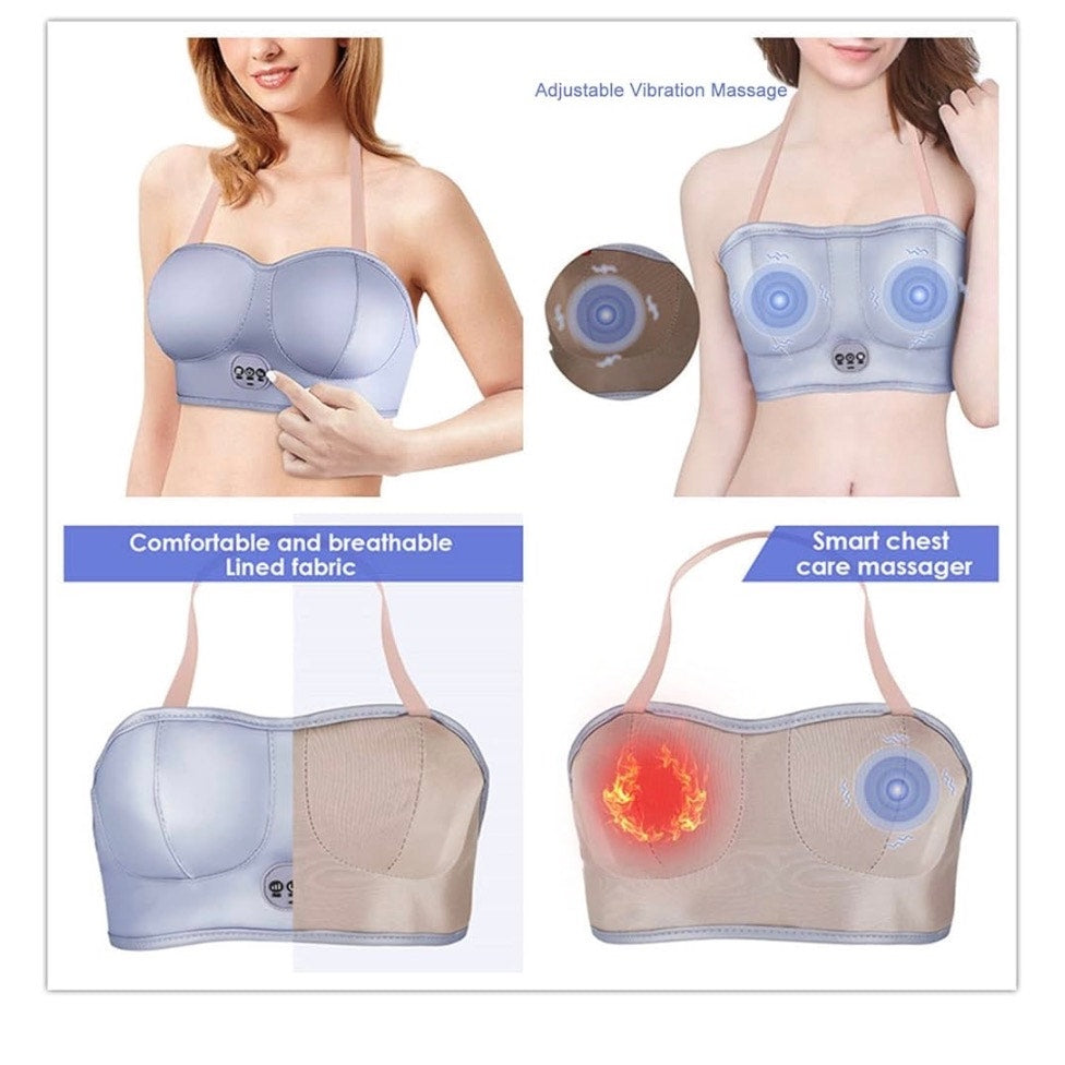 Breast Hot Compression Machine Gray Silver Lifting Plump Up 3 Speed Household